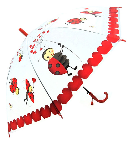Paraguas Para Niños Opaco Con Dibujos Infantil 8 Varillas 