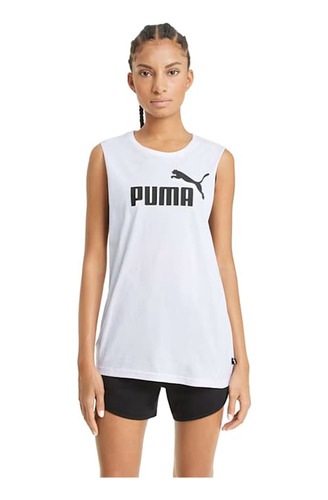 Musculosa Puma Cut Off Logo De Mujer - 586864 02 Enjoy