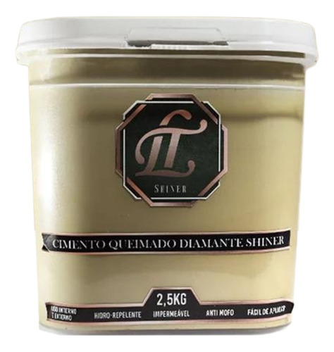 Lt Shiner Efeito Cimento Queimado Latte Coffee 2,5kg