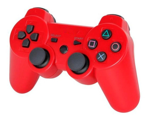 Joystick Bluetooth Para Ps3 Con Cable Usb Red - Revogames®