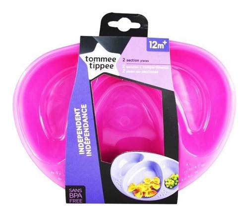 Set De 2 Platos Tommee Tippee Para Bebes