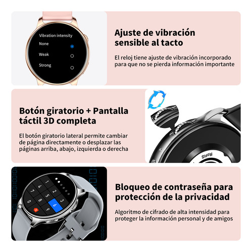 Reloj Smartwatch Deportivo Bluetooth Mujer Con Podometro Y33