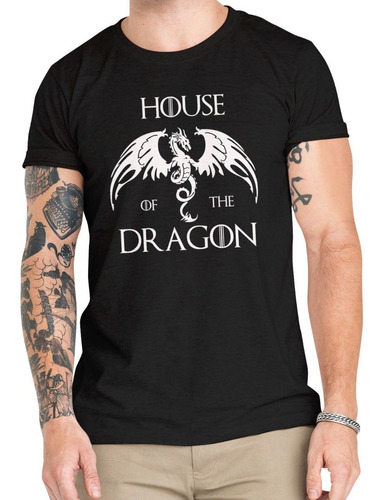 Polera House Of The Dragon Algodón 100% Orgánico Se49