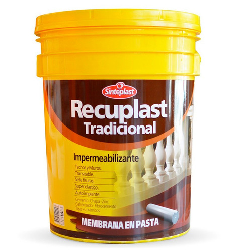 Recuplast Tradicional  X 1 Lt Imperm. Blanco-rojo-verde