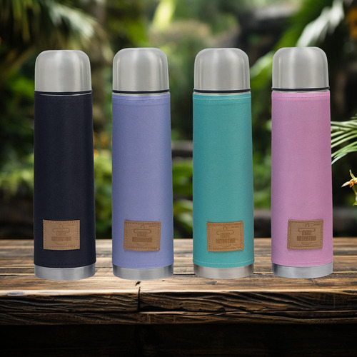 Imagen 3 de 6 de Termo Bala Acero Inox Artentino 1/2 L Funda Color Artentino