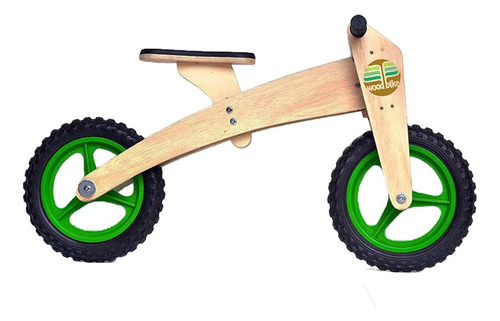 Triciclo Que Vira Bicicleta De Equilíbrio Madeira Woodbike