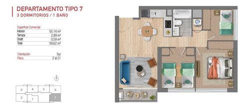 Departamentos En Venta 2 Y 3 Dormitorios, Coquimbo