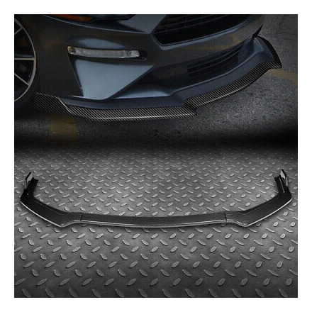 [3pcs]for 18-20 Ford Mustang Carbon Fiber Look Front Bu Spd1