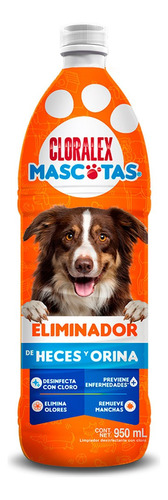 Limpiador Multiusos Cloralex Mascotas Eliminador De Heces Y Orina 950ml