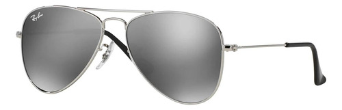 Ray-ban Rj9506s 212/6g Aviator Junior Plata Gris