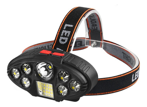 Linterna Cabeza Frontal Recargable 8 Led + 20 Smd + 500 Lume