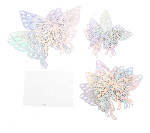 Adhesivo De Pared De Metal Para Decoración De Mariposas De P