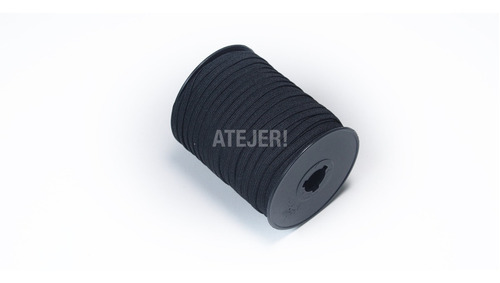 Imagen 8 de 10 de Elástico 5mm X 100 Metros Para Barbijos Y Tapaboca Negro