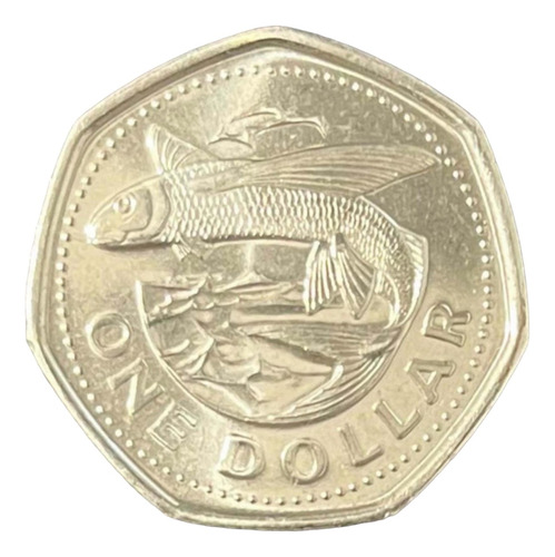 Barbados - 1 Dólar - Año 2008 - Km # 14.2a - Pez Volador