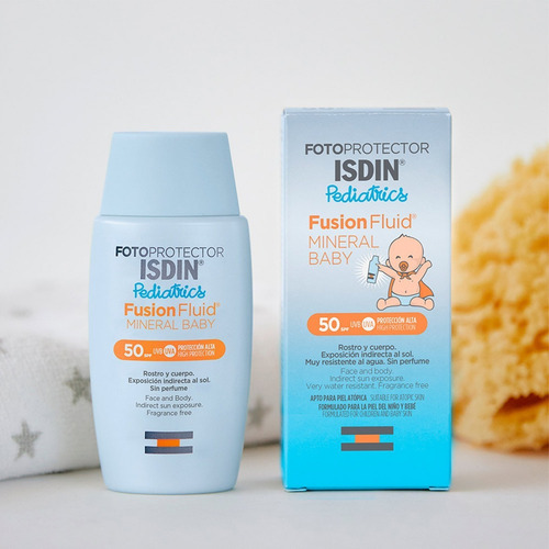 Imagen 3 de 4 de Isdin Fotoprotecto Pediatrics Fusion Mineral Baby Fps50 50ml