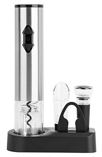 Sacacorcho Eléctrico Circle Joy De Acero Inoxidable -plata