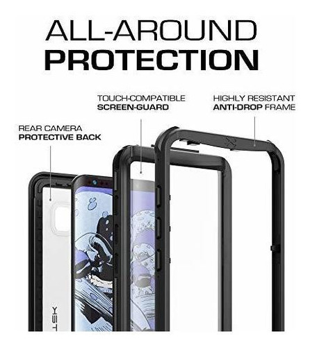 Nautical Galaxy S8 Carcasa Impermeable Protector Pantalla Rs
