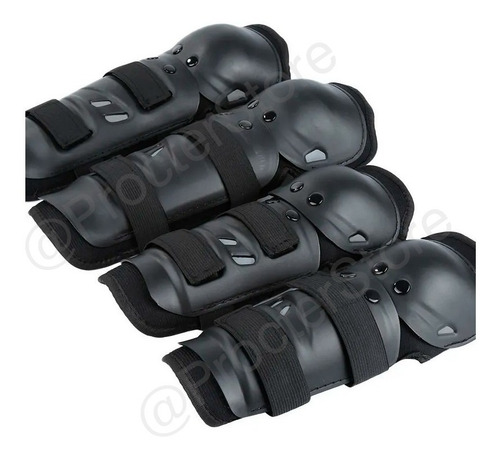 Kit Rodilleras Coderas Moto Proteccion Bici Deportes Procter