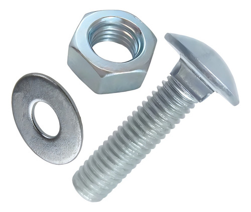 Kit 10 Parafuso Francês 3/16x1 Rosca 3/16 Comprimento 1 Pol