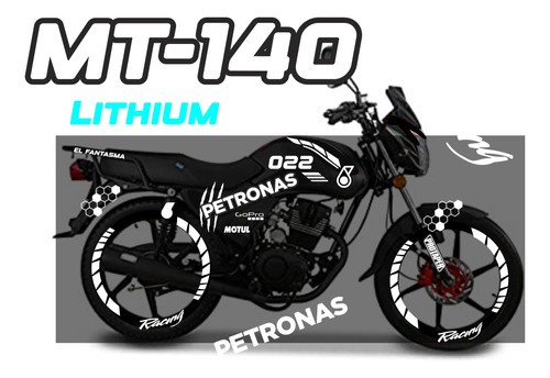 Kit Stickers Reflejantes Vento Lithium Vip