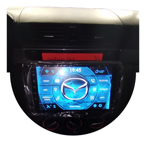 Autoestéreo Android 9' Mazda 3 2004-2012 2+32 Platino 2c