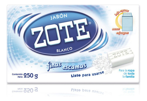 Jabón Zote Finas Escamas 18 Pz De 250g 