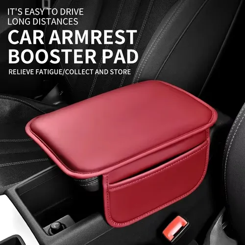Codera Para Reposabrazos De Coche De Piel Auténtica
