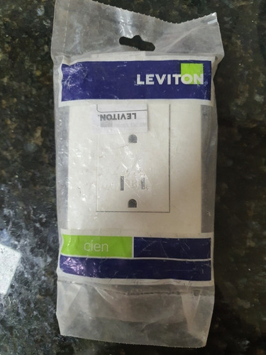 Imagen 2 de 2 de Toma Dúplex Blanco Con Proteccion Para Niños