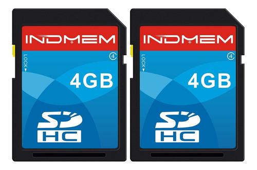 Indmem Sd 4 Gb Sdhc Clase Memoria Flash Camara Digital 2