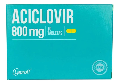 Aciclovir Laproff Tabletas 800 Mg - Unidad a $1600