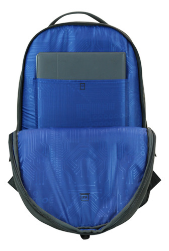Mochila Computación Concept Gris Oscuro Head