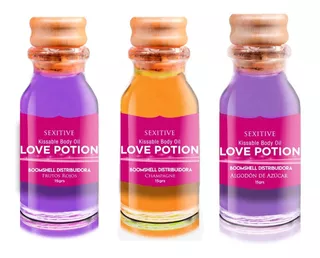 3 Sexitive Potion Lubricantes Masajes Oral Anal Comestible