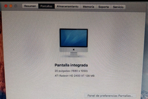 Apple Imac A1224 Usada Plateado (Usado)