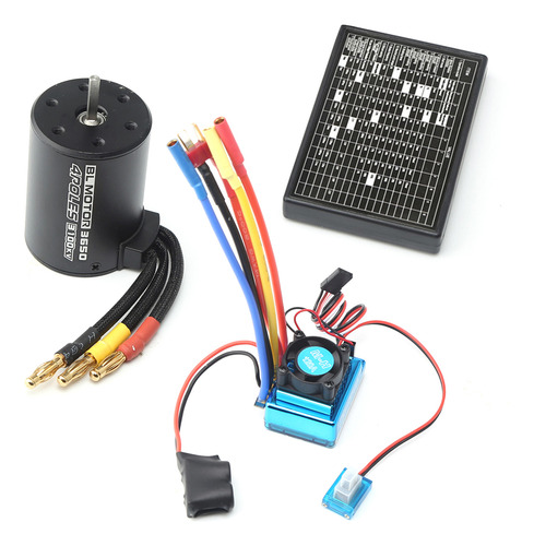 Esc Para Coche Rc 3650, Motor Sin Escobillas, 3100 Kv, 120 A