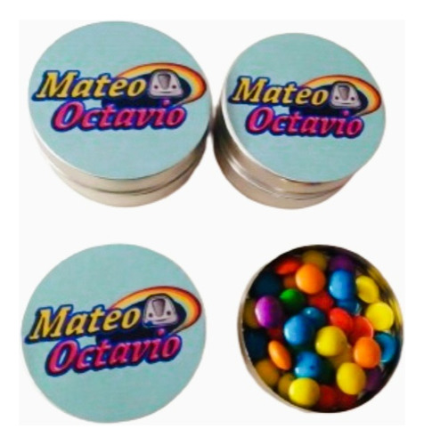 25 Latitas Personalizadas Rellenas Rocklets C/sticker Sup. 