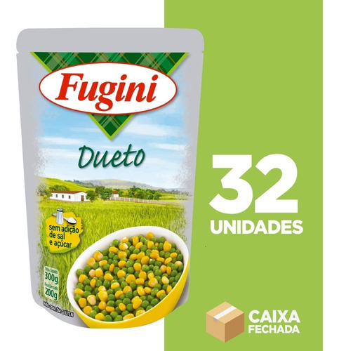 Dueto Em Conserva Fugini Sachê Caixa Com 32 Unidades De 200g