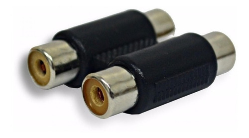 Conector Adaptador Union Doble Rca Hembra 