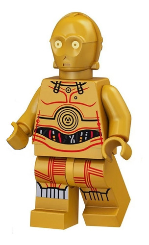 Chaveiro Lego Artesanal Star Wars Vários Personagens Geek C3po Boneco