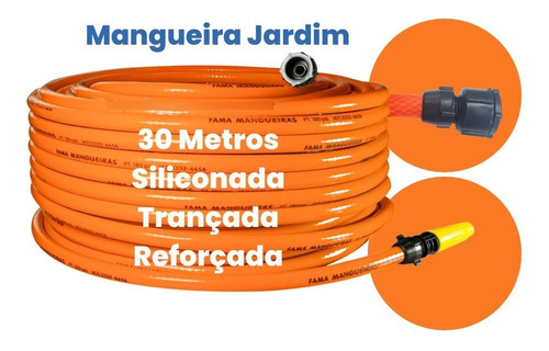 Mangueira Jardim Siliconada Forte 1/2 X 30 Metros