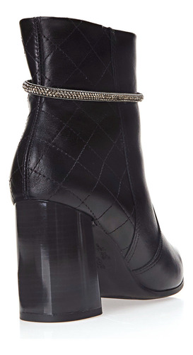 Bota Casual Feminina Cano Curto Com Strass Ramarim