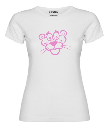 Polera Estampada Mujer Pantera Rosa C