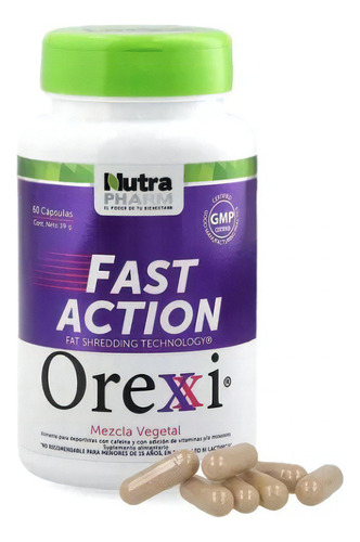 Orexxi Fast Action - Reducción De Peso Sin Efecto Rebote Sabor Sin sabor