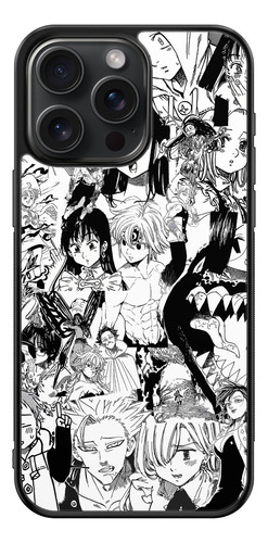 Funda Siete Pecados Capitales Meliodas Ban Escanor Merlin Negro Iphone Se 2020