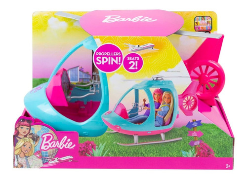 Helicóptero Barbie Dreamhouse Adventure Fwy29 Mattel