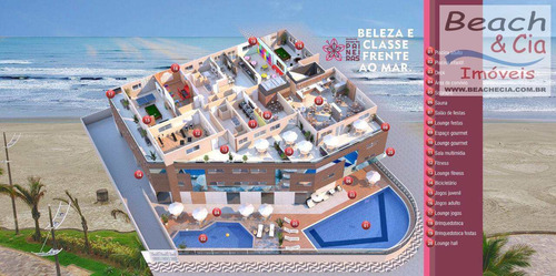 Imagem 24 de 30 de Frente Mar, 2 Dorms, Praia Grande, Entr. R$ 52 Mil, Ap00674 - Vap00674