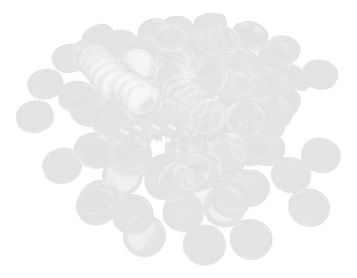 100 Piezas Cápsulas De Monedas Funda Forma Forma Forma 32cm