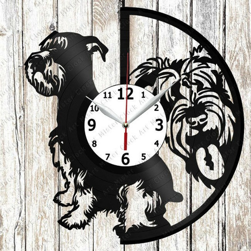 Reloj Corte Laser 2769 Animales Terrier Escoces