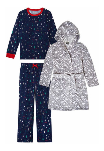 Pijama + Bata Eddie Bauer Niño