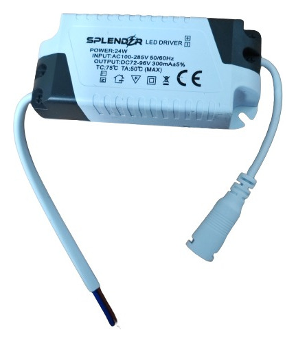 Driver Para Panel Led 24w 100-285v 300ma Splendor