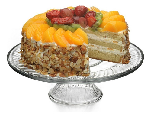 Plato De Torta 31 Cms C/pie - Libbey